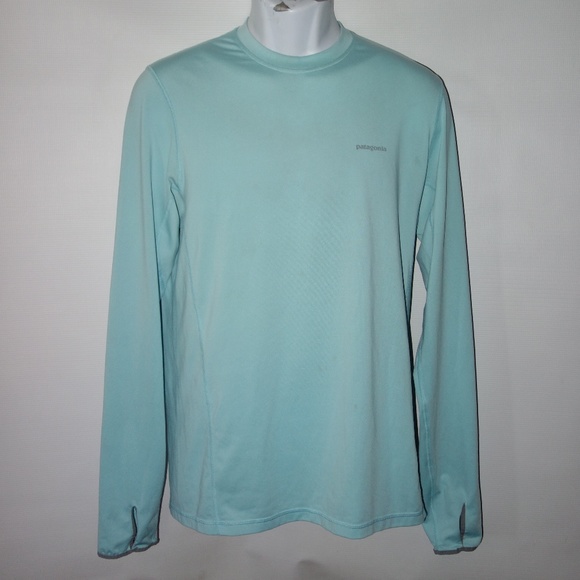 light blue patagonia shirt
